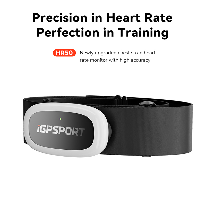 Heart Rate Monitor Chest Strap Ant+ - Czujnik tętna HR50 IGPSPORT ANT+ kompatybilny
