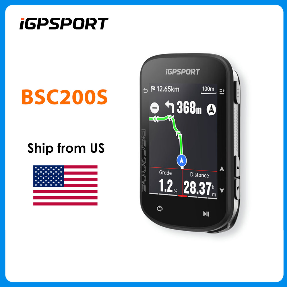 Bike Computer Gps Navigation Map - Komputer rowerowy GPS iGPSPORT BSC200S Nawigacja