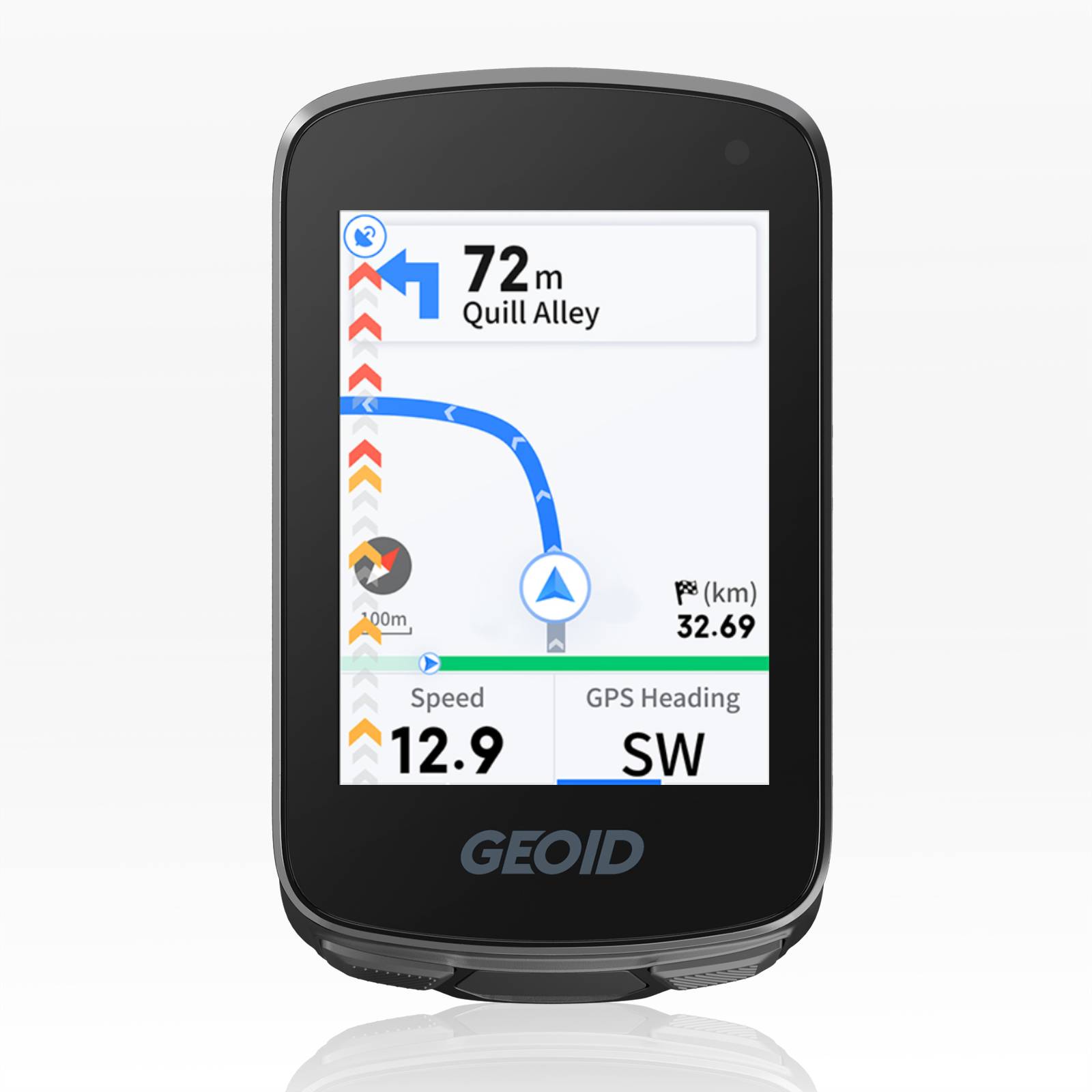 Bike Computer Gps Navigation Map - Komputer rowerowy GEOID CC600/CC700 z kolorowym