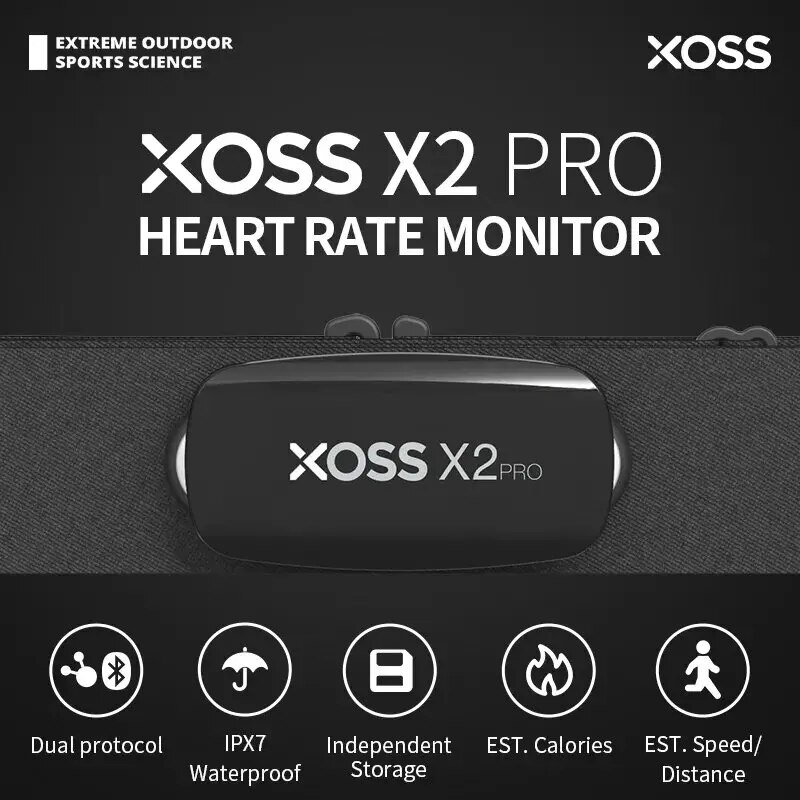 Heart Rate Monitor Chest Strap Ant+ - Czujnik tętna na klatkę piersiową XOSS