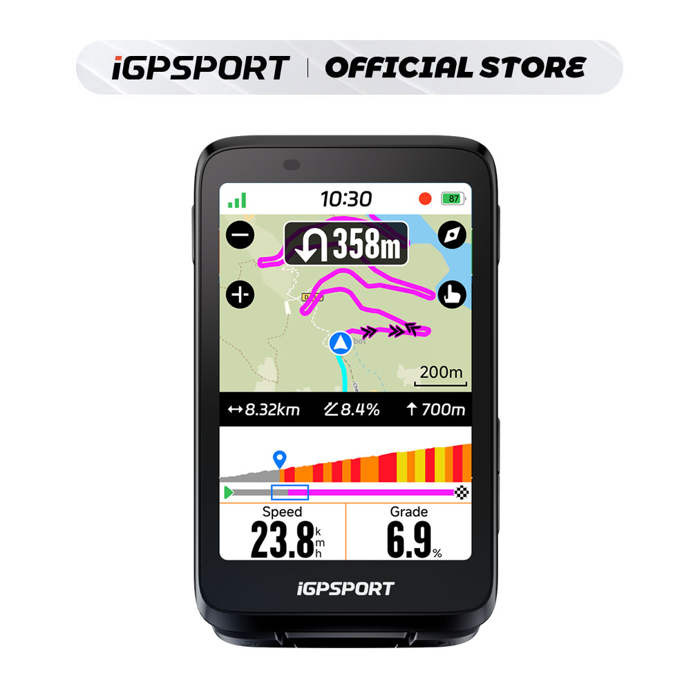 Bike Computer Gps Navigation Map - iGPSPORT BiNavi Komputer rowerowy GPS z