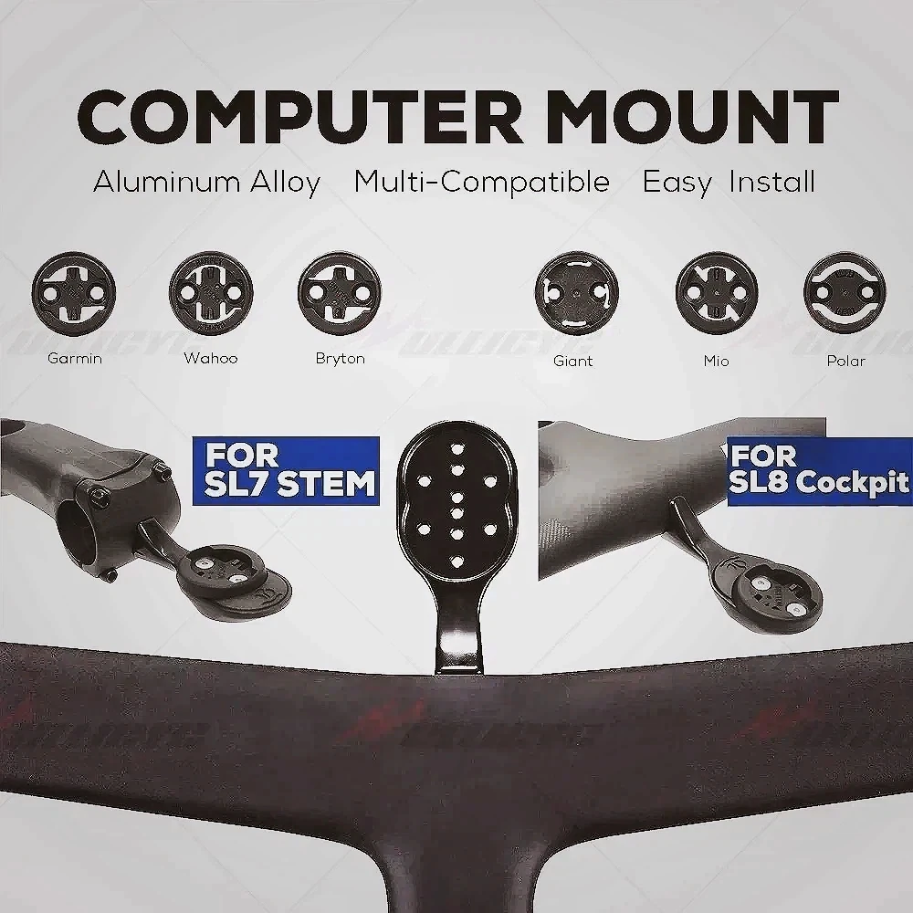 Out Front Bike Computer Mount Garmin - Uchwyt na komputer rowerowy montowany zewnętrznie