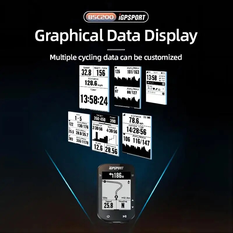 IGPSPORT BSC200 GPS komputer r – Bike Computer Gps Navigation Map recenzja i cena