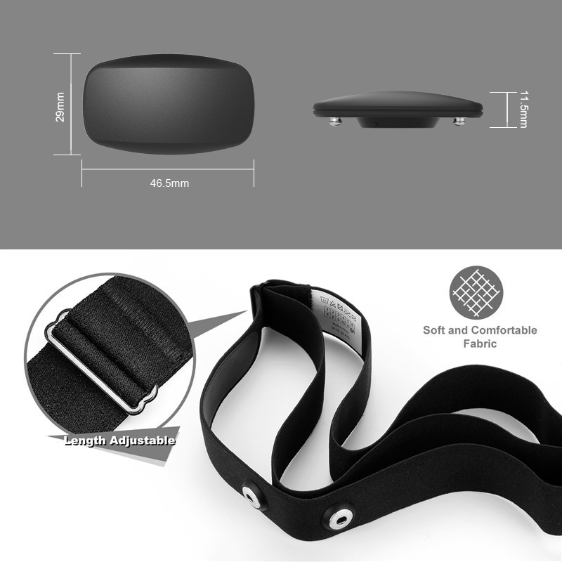 Pasek monitorujący tętno BLE5. – Heart Rate Monitor Chest Strap Ant+ recenzja i cena