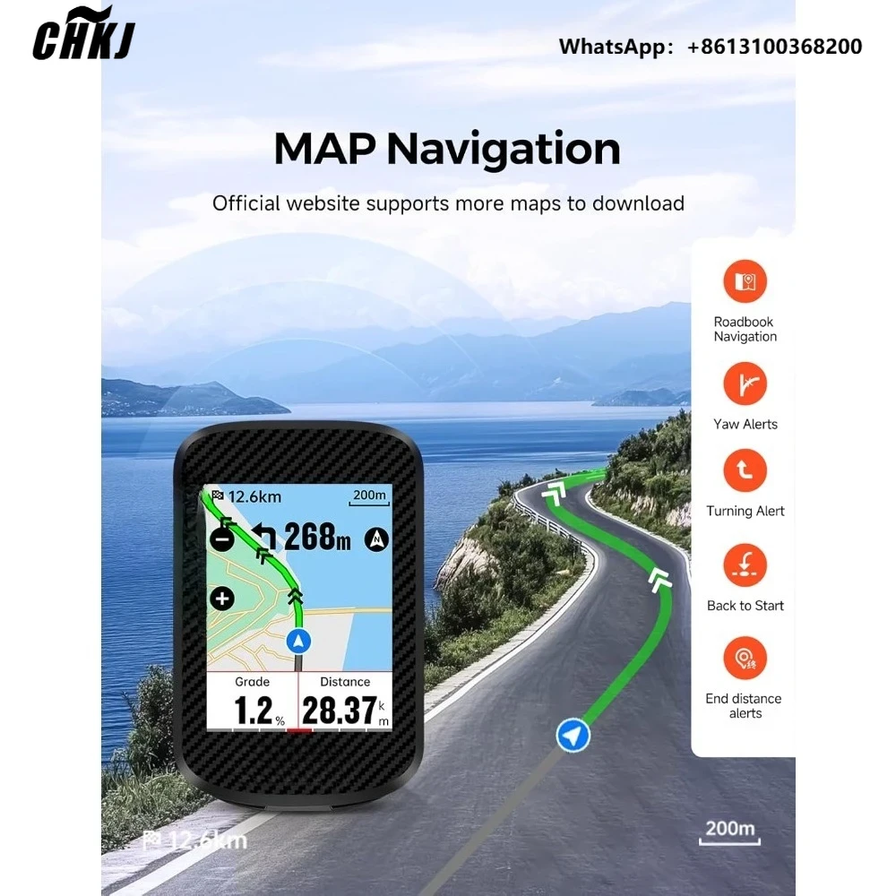 Komputer rowerowy bezprzewodow – Bike Computer Gps Navigation Map recenzja i cena