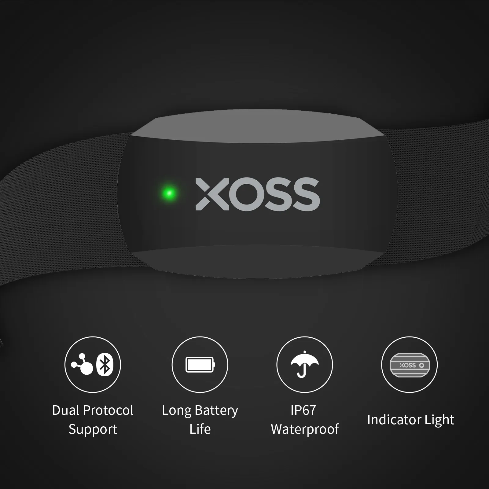 Kolekcja AliExpress XOSS X2 pa – Heart Rate Monitor Chest Strap Ant+ recenzja i cena