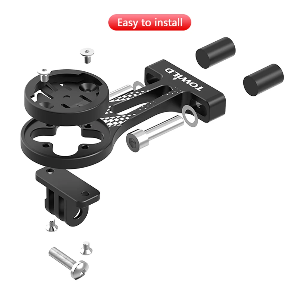 TOWILD AS80 Aluminiowy uchwyt  – Out Front Bike Computer Mount Garmin recenzja i cena