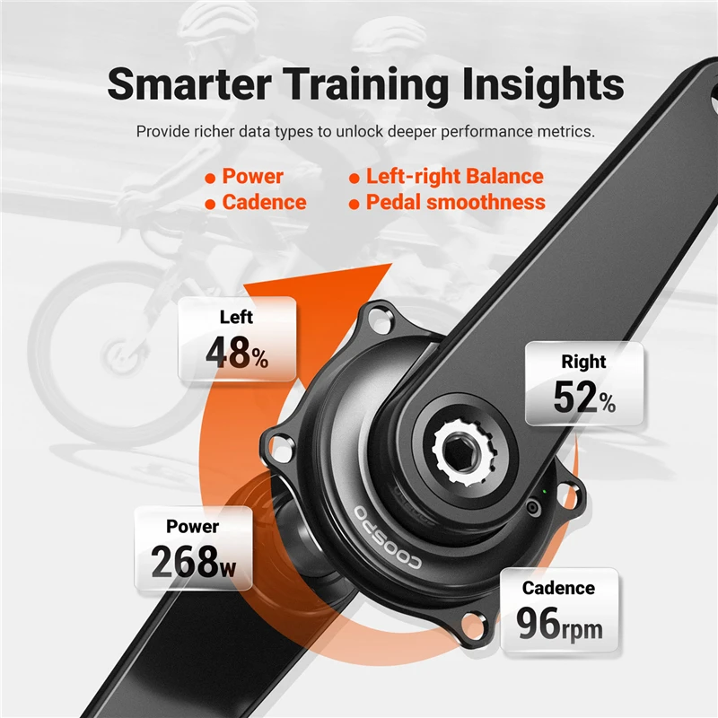 Miernik mocy rowerowy COOSPO S – Spider Power Meter 110 Bcd recenzja i cena