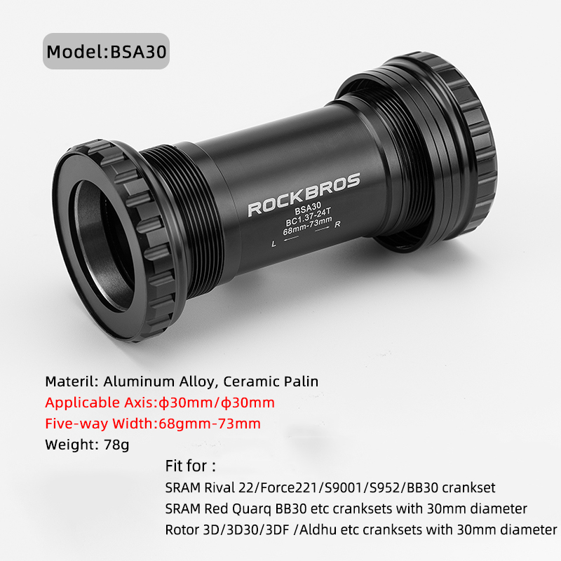 ROCKBROS wspornik dolny roweru – Ceramic Bearing Bottom Bracket Bb86 recenzja i cena