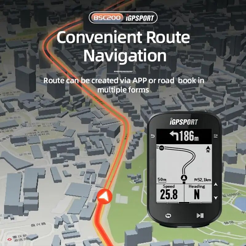 IGPSPORT BSC200 GPS komputer r – Bike Computer Gps Navigation Map recenzja i cena
