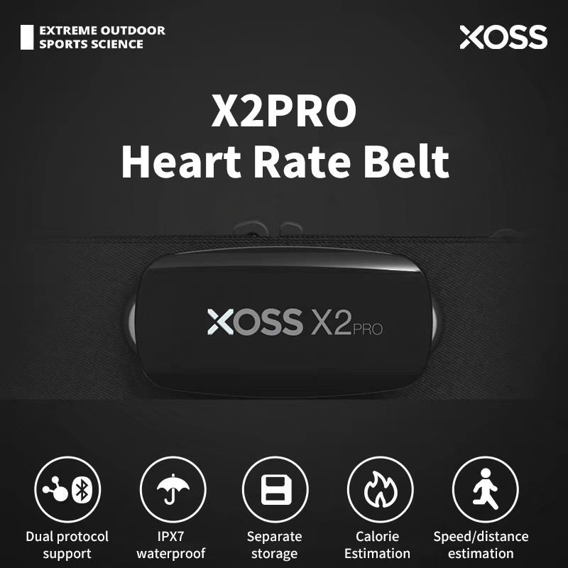 XOSS X2 Pro Pasek na klatkę pi – Heart Rate Monitor Chest Strap Ant+ recenzja i cena