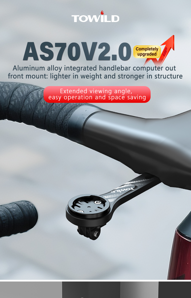 Tild AS70 aluminiowy uchwyt li – Out Front Bike Computer Mount Garmin recenzja i cena