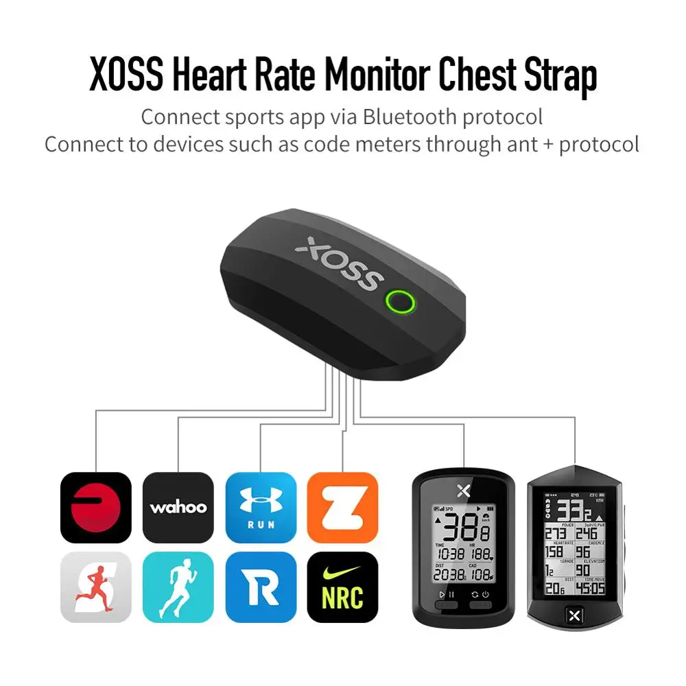 XOSS X2 Pasek Piersiowy do Pom – Heart Rate Monitor Chest Strap Ant+ recenzja i cena