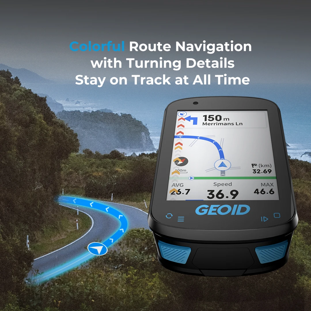 Geoid CC600 komputer rowerowy  – Bike Computer Gps Navigation Map recenzja i cena