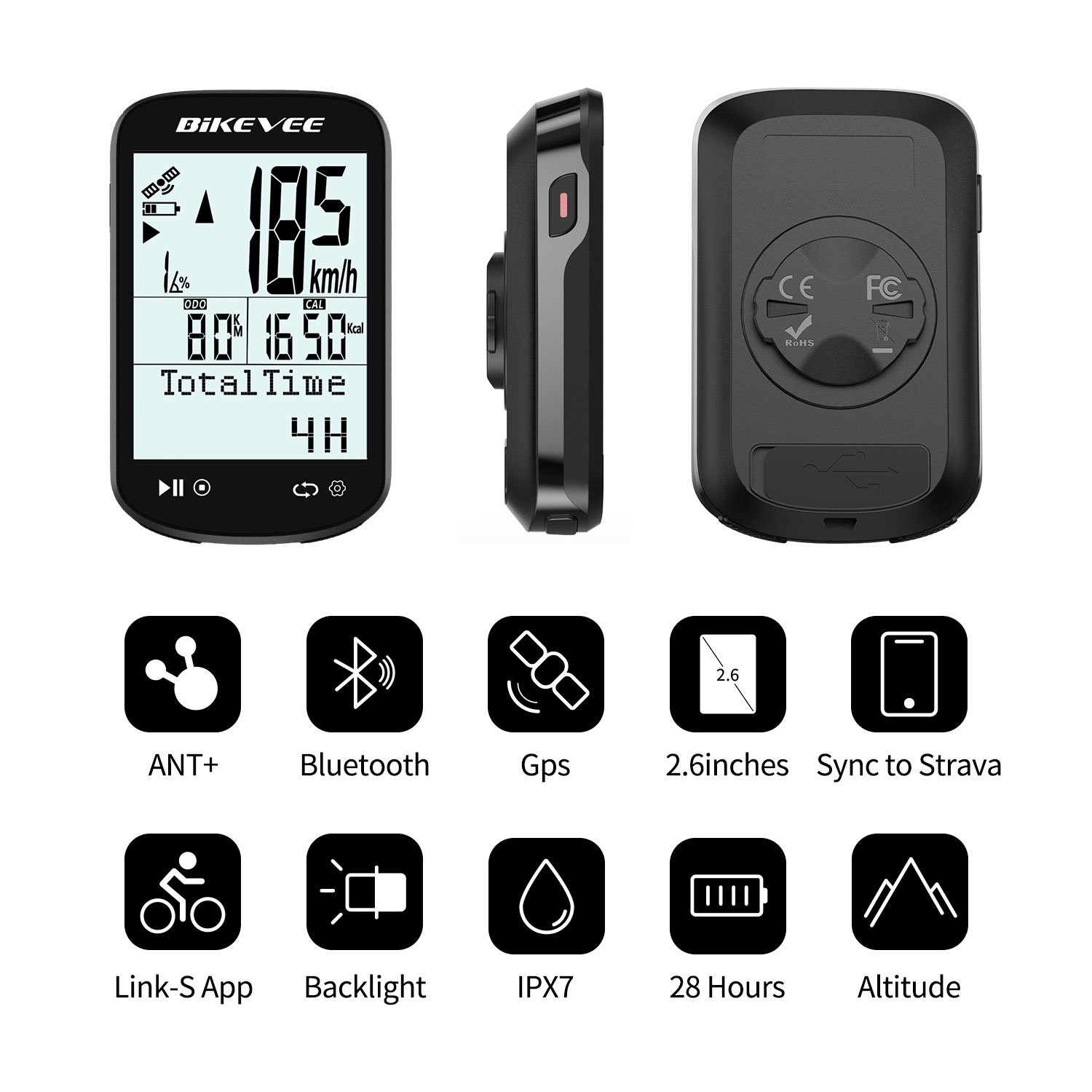 Najnowszy 2.6-calowy 5.4 Bluet – Cycling Cadence Sensor Bluetooth Ant recenzja i cena