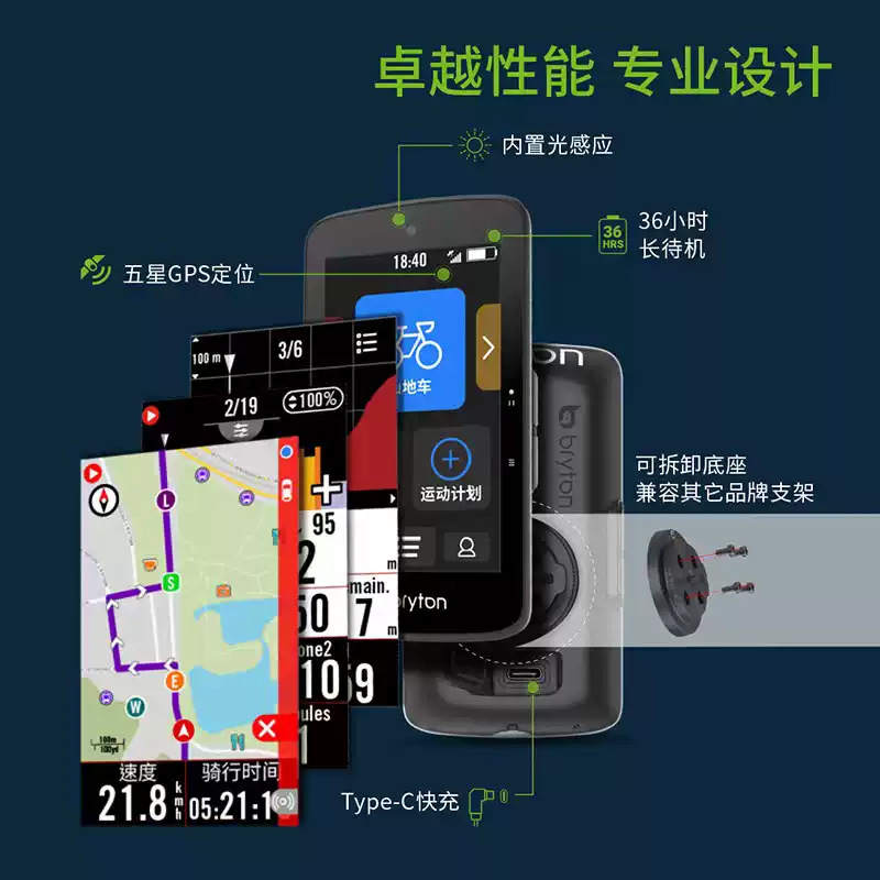 Komputer rowerowy Bryton z 3,4 – Bike Computer Gps Navigation Map recenzja i cena