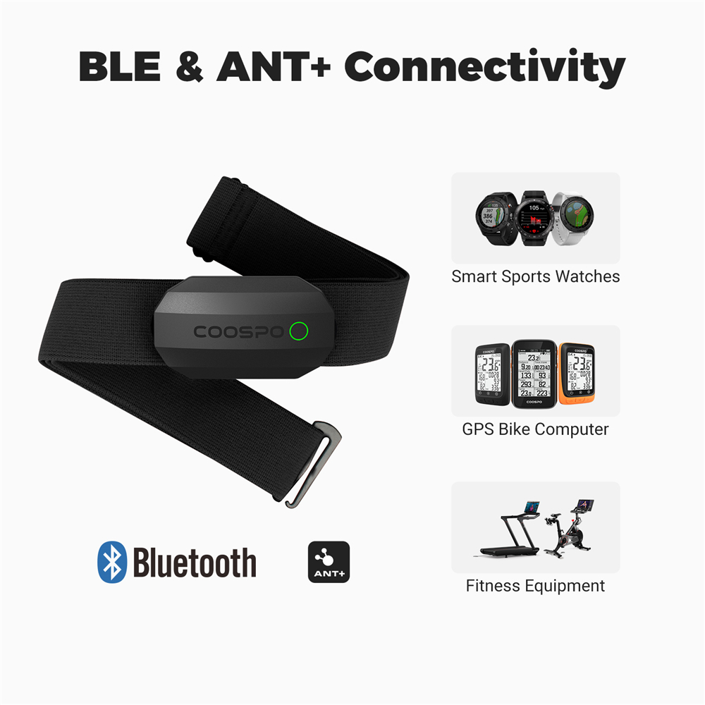 COOSPO H808S Czujnik tętna Dua – Heart Rate Monitor Chest Strap Ant+ recenzja i cena